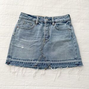 PacSun Blue Mini Skirt Casual Denim Size 23